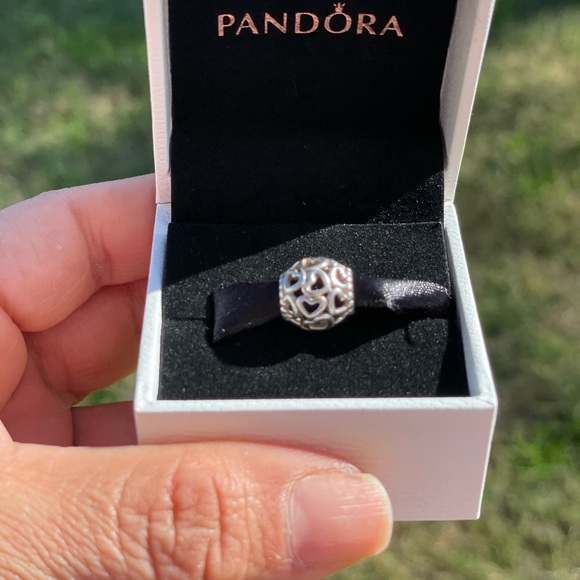 Retired Pandora Charm- Open Heart - Picture 4 of 5